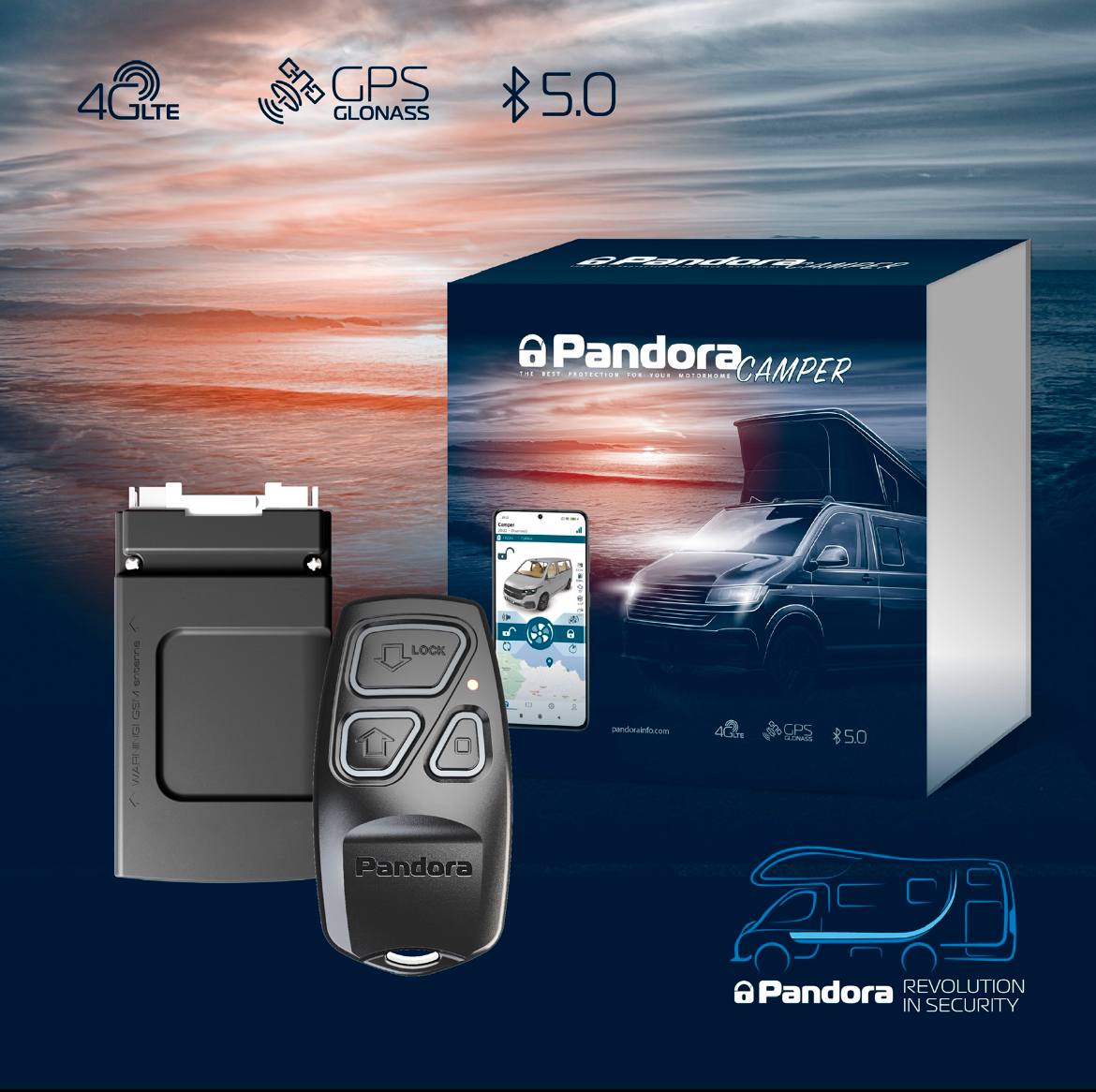 Pandora Camper Alarmsystem GPS Ducato Citroen Peugeot